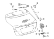 2019 Toyota C-HR Liftgate Hinge Diagram - 68810-F4010