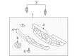 Toyota Sienna Emblem Diagram - 75301-AE010