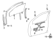 2002 Toyota Echo Window Run Diagram - 68151-52011