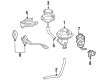 1994 Toyota Corolla EGR Valve Gasket Diagram - 25627-16040