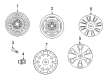 Scion xB Spare Wheel Diagram - 42611-52120