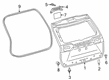 2021 Toyota RAV4 Prime Weather Strip Diagram - 67881-42080