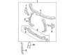 1995 Toyota Avalon Radiator Support Diagram - 53205-07020