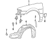 1996 Toyota Paseo Wheelhouse Diagram - 53875-16080