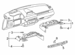 2020 Toyota GR Supra Dash Panel Vent Portion Covers Diagram - 55606-WAA01