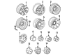 1991 Toyota Land Cruiser Wheel Cover Diagram - 42603-35520