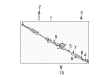 2008 Toyota FJ Cruiser Rack and Pinion Boot Diagram - 45535-26030