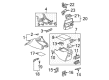 2002 Toyota Avalon Ashtray Diagram - 74110-AC040