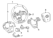 Toyota Prius Prime Steering Column Cover Diagram - 45184-47040-C0