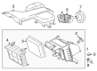 2019 Toyota Highlander Air Duct Diagram - 17750-0P120