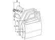 1992 Toyota 4Runner Door Lock Actuator Diagram - 69310-35060