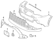 Toyota Corolla Cross License Plate Diagram - 52114-0A040