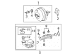 Toyota Yaris Brake Master Cylinder Reservoir Diagram - 47220-52160