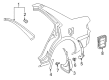 Toyota Corolla Mud Flaps Diagram - 76625-02060-B1