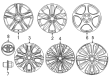 Toyota Highlander Spare Wheel Diagram - 42611-0E580