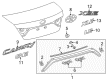 2015 Toyota Camry Emblem Diagram - 75443-06B60