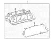 2007 Toyota Sequoia Instrument Cluster Diagram - 83800-0C780