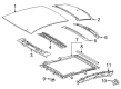 Toyota Mirai Sunroof Diagram - 63201-62011