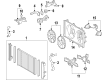 2011 Toyota Venza Cooling Fan Assembly Diagram - 16361-AD030