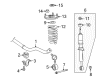 2022 Toyota Sequoia Sway Bar Bracket Diagram - 48824-0C010