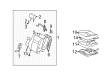 2002 Toyota Camry Seat Cover Diagram - 71071-33810-B1
