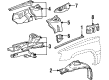 Toyota Tercel Wheelhouse Diagram - 53875-16020