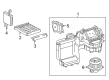 2017 Toyota Camry Cabin Air Filter Diagram - 87139-YZZ92