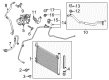 2017 Toyota Prius C A/C Accumulator Diagram - 88474-47030