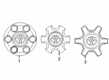 2017 Toyota Tacoma Wheel Cover Diagram - 4260B-04050