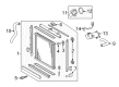 Toyota Tundra Coolant Reservoir Hose Diagram - 16282-0S030