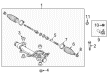 Toyota Tacoma Drag Link Diagram - 45503-09550