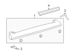 Toyota Land Cruiser Spoiler Diagram - 76871-60901