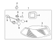 Toyota Camry Light Socket Diagram - 81555-AA030