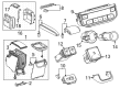 Toyota Grand Highlander Heater Core Diagram - 87107-0E060