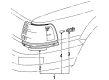 1986 Toyota Camry Side Marker Light Diagram - 81610-32080