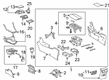 2020 Toyota RAV4 Center Console Base Diagram - 58810-0R010-C0