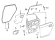 Toyota Prius Plug-In Door Seal Diagram - 67871-47030