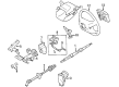 2005 Toyota Sienna Steering Wheel Diagram - 45100-08030-B0