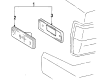 Toyota Cressida Side Marker Light Diagram - 81751-17010