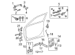 Toyota Highlander Interior Door Handle Diagram - 69205-28110-C1