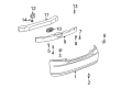 Toyota Prius Bumper Diagram - 52159-47900