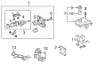 Toyota Prius Brake Master Cylinder Diagram - 47207-47010