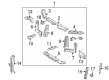 2003 Toyota Highlander Radiator Support Diagram - 53201-48020