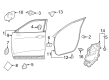 Toyota Grand Highlander Door Seal Diagram - 67861-0E150