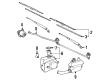 Toyota Land Cruiser Washer Pump Diagram - 85340-60040