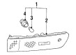 1994 Toyota Camry Side Marker Light Diagram - 81581-06010