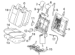 2014 Toyota Highlander Seat Cover Diagram - 79023-0E180-C4