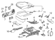 2018 Toyota Mirai Seat Cushion Diagram - 71101-62050-A2