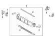 2020 Toyota Highlander Radiator Support Diagram - 53188-0E010