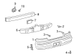 1998 Toyota Corolla Bumper Diagram - 52159-02903